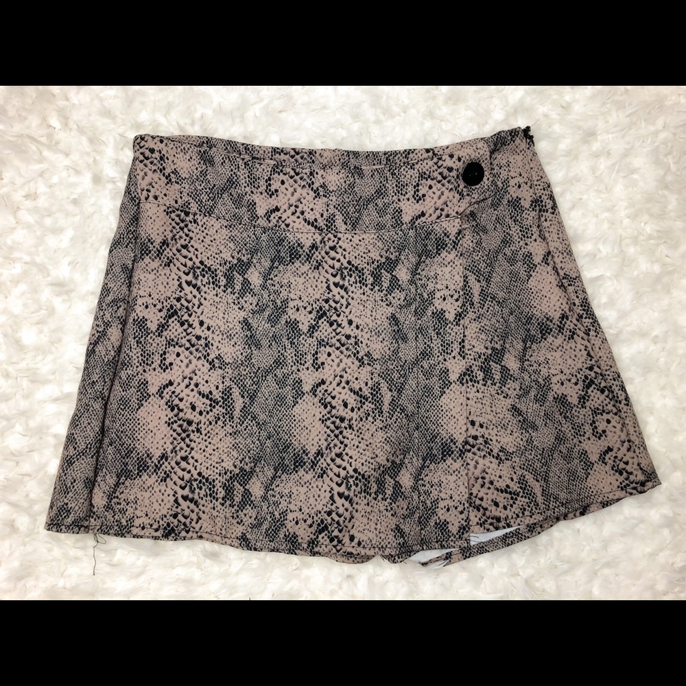 Snakeskin Skort